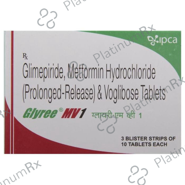 Glyree MV1 1/500/0.2mg Tablet PR 10s