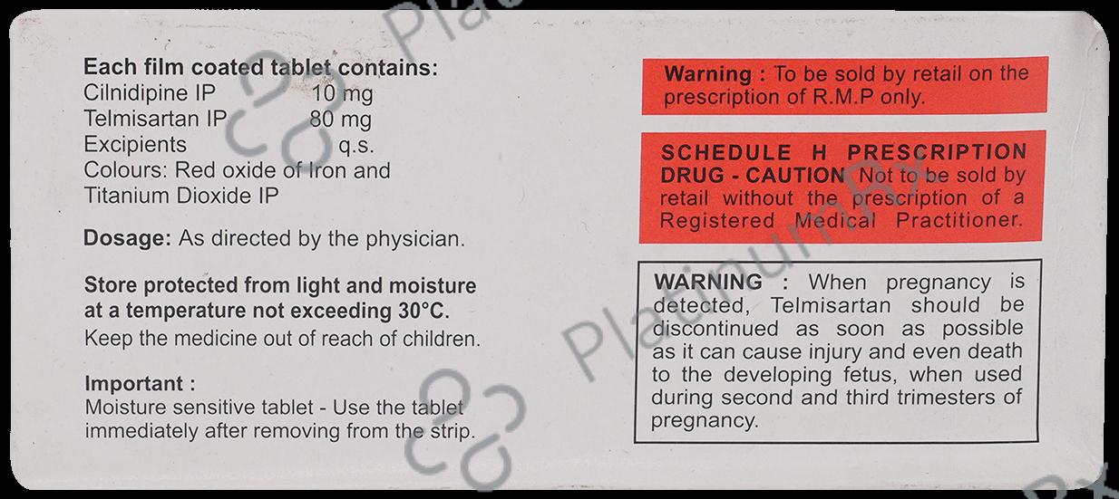 Cetanil T 10/80mg Tablet 10s