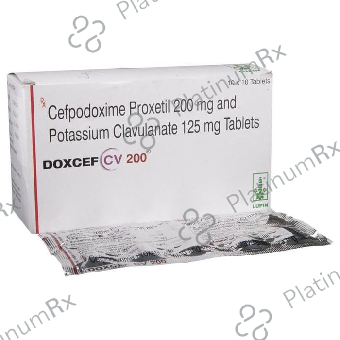 Doxcef CV 200/125mg Tablet 10s