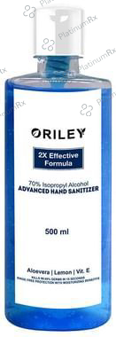 Oriley 2X Effective Formula Advanced Hand Sanitizer 500 Sanitizer