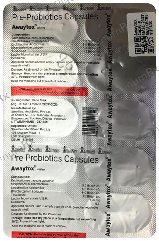 Awaytox Capsule 10s
