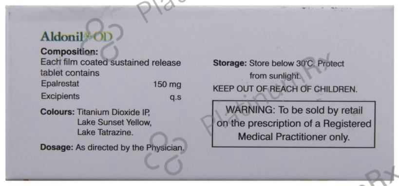 Aldonil OD 150mg Tablet SR 10s