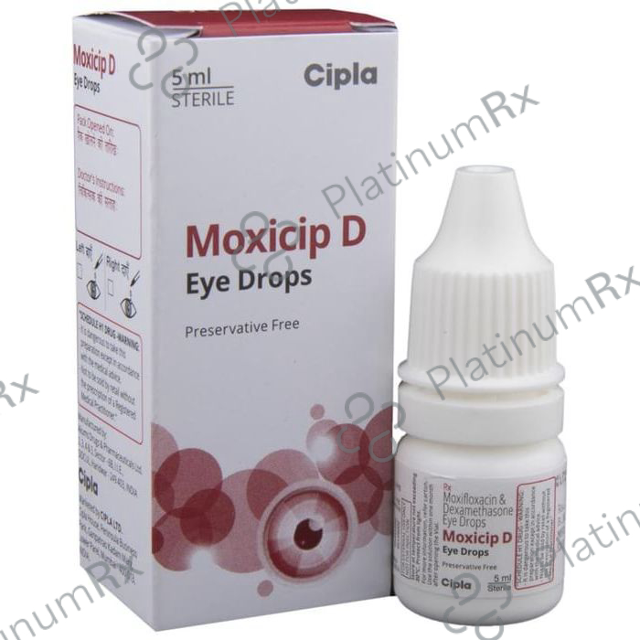 Moxicip D Eye Drop 5ml