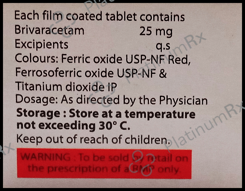 Brivatab 25mg Tablet