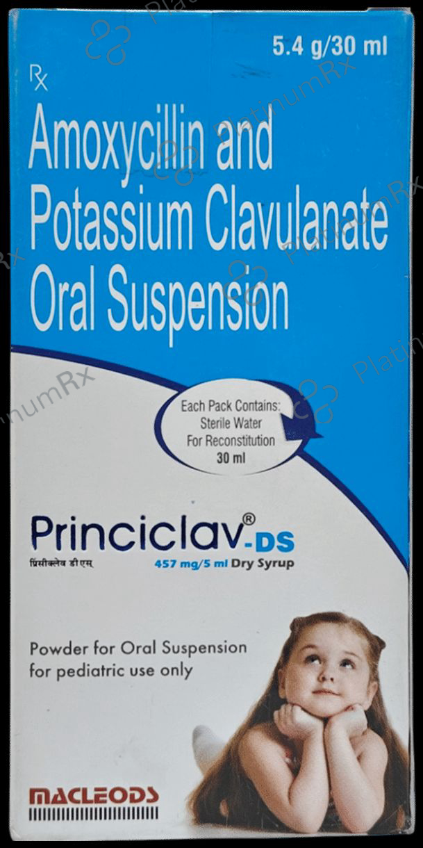 Princiclav DS 400/57mg Dry Syrup 30ml