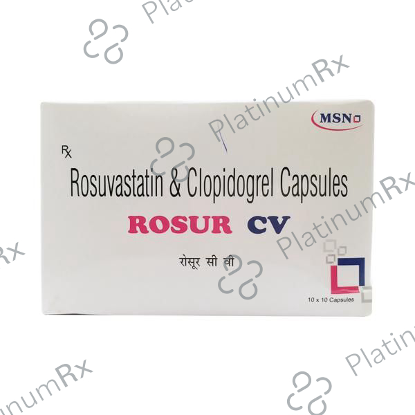 Rosur CV 75/10mg Capsule 10s