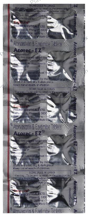 Atorec EZ 10/10mg Tablet 10s