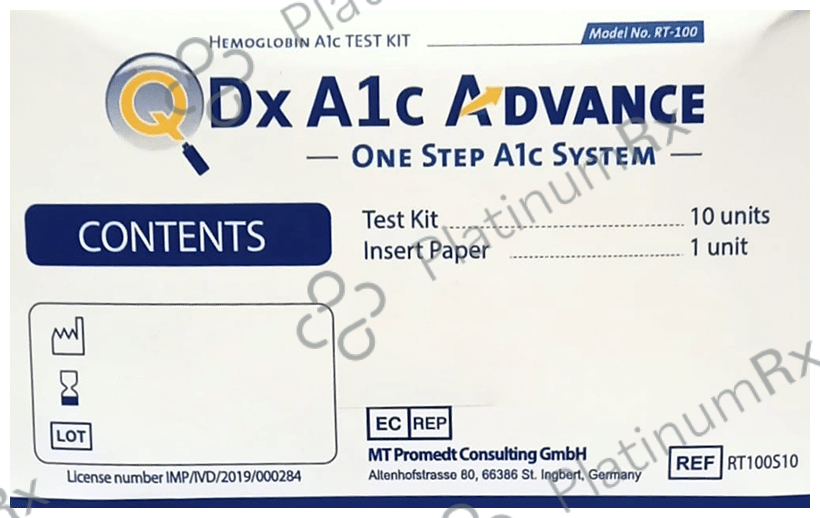 Circa Qdx A1c Advance Hemoglobin Test Kit