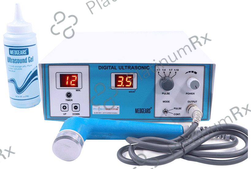 Physiogears Coil Heavy Ultrasonic Ultrasound Machine Ust Deluxe for Physiotherapy