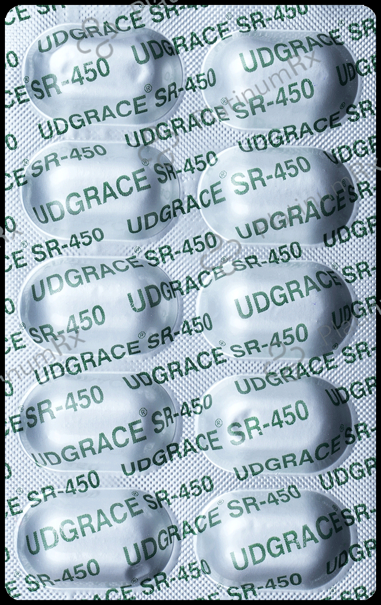 Udgrace SR 450mg Tablet 10s
