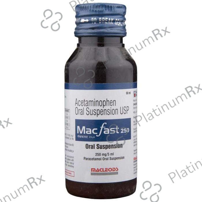 Macfast 250mg Oral Suspension 60ml