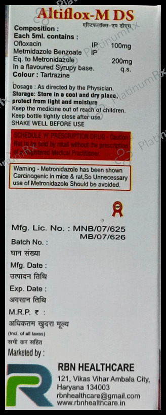 Altiflox-MDS Oral Suspension