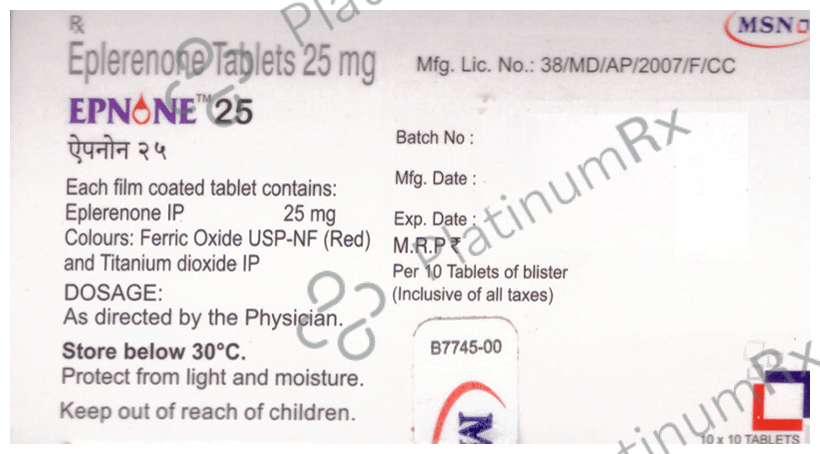 Epnone 25mg Tablet 10s