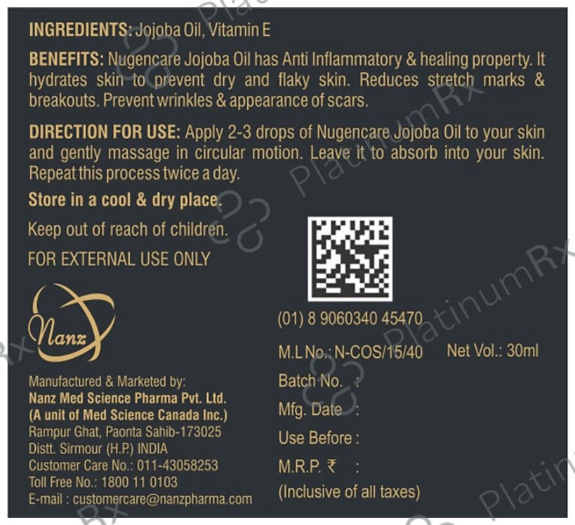 Nugencare Jojoba Oil