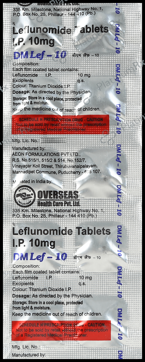 DM Lef 10mg Tablet 10s