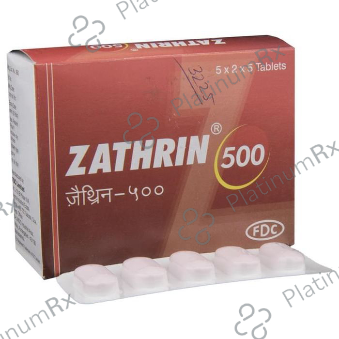 Zathrin 500mg Tablet 5s