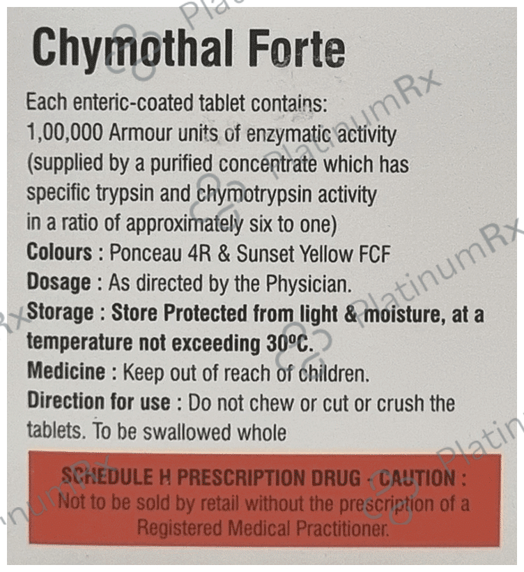 Chymothal Forte Tablet