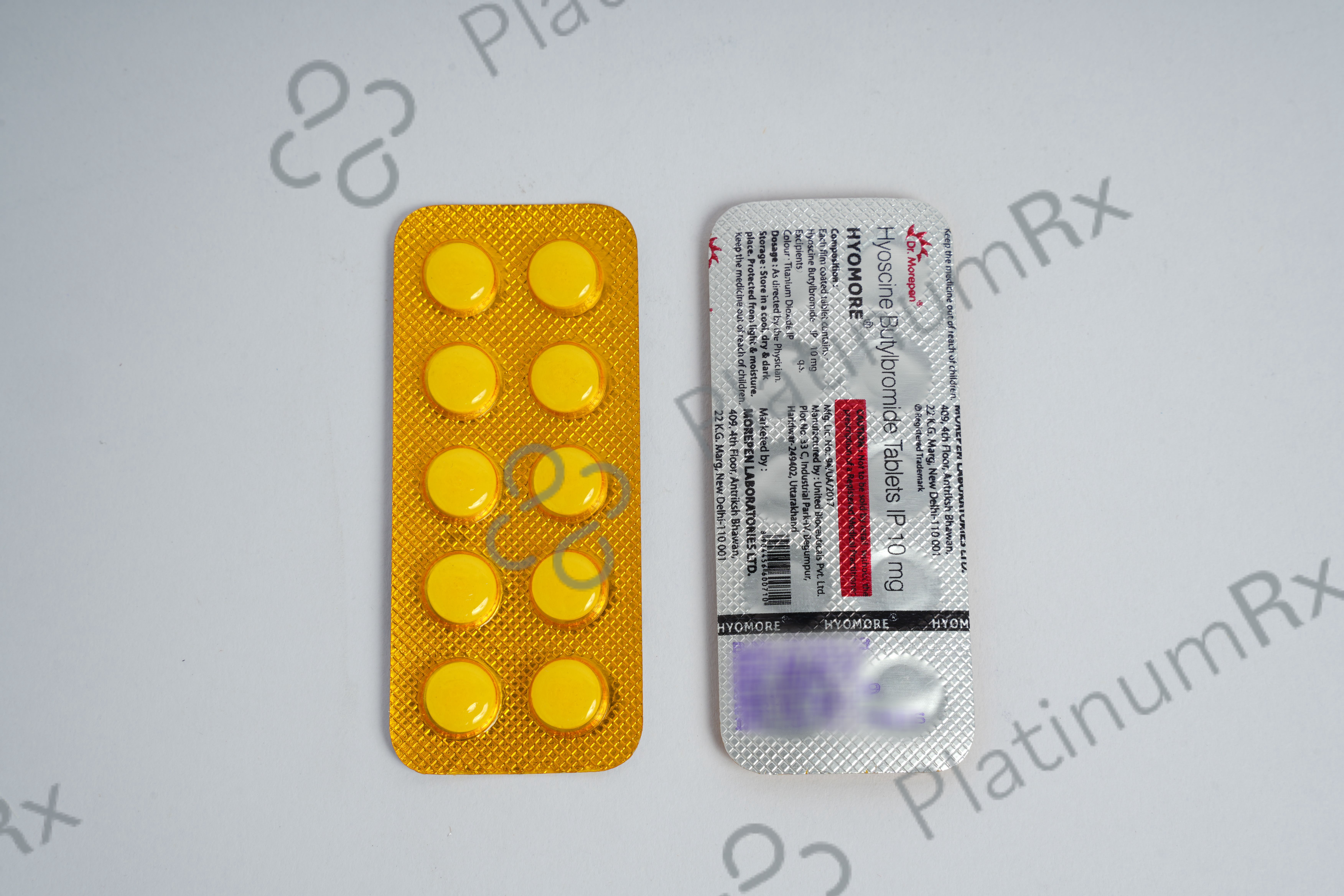 Hyomore 10mg Tablet 10s