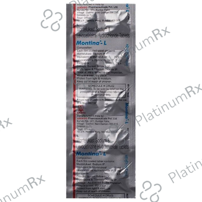 Montina L 5/10mg Tablet 10s