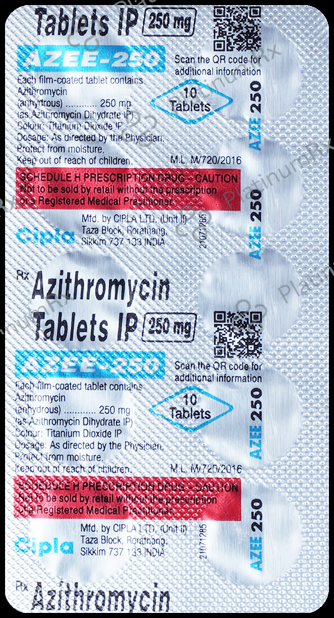 Azee 250mg Tablet 10s
