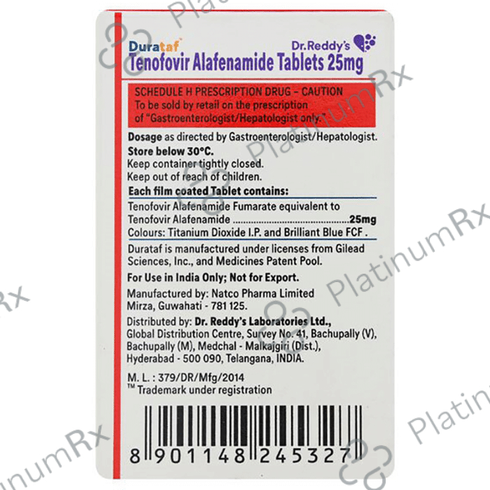 Durataf 25mg Tablet