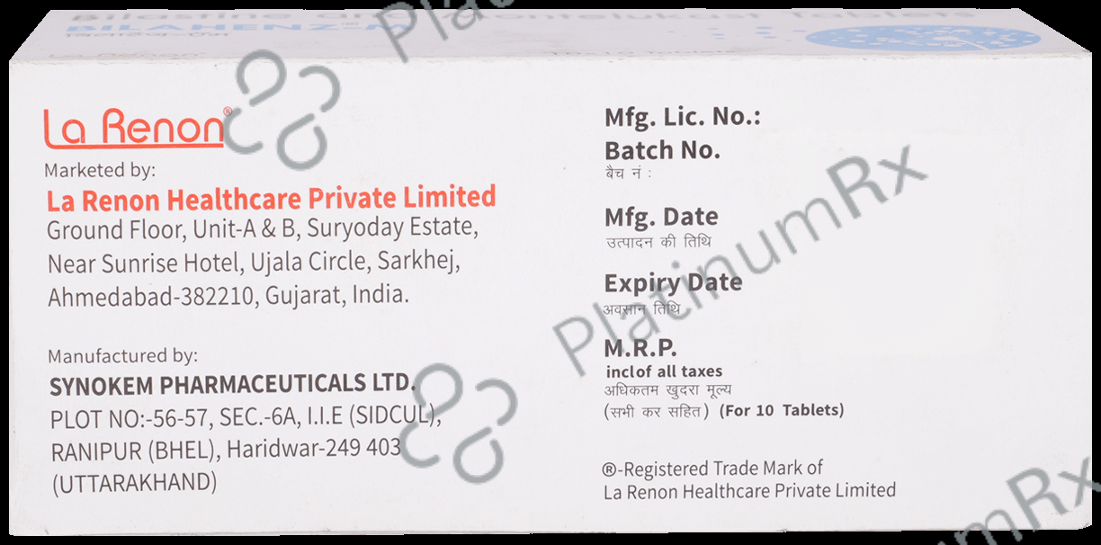 Bilahenz M 20/10mg Tablet 10s