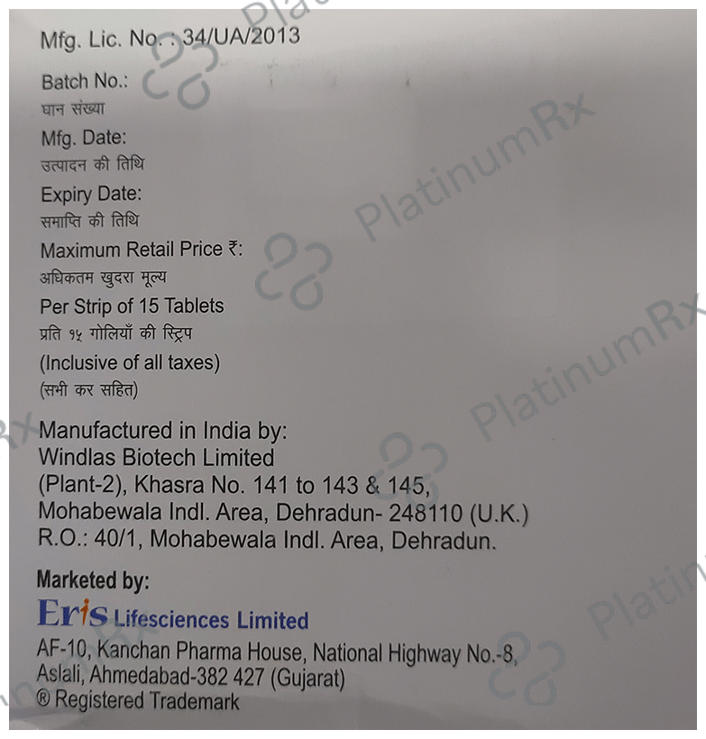 Glimisave M 1/850mg Tablet PR 15s