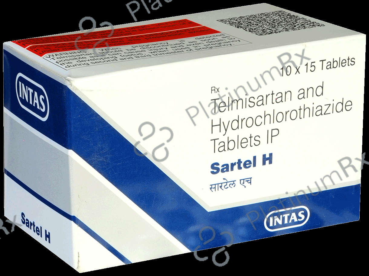 Sartel H 40 12.5/40mg Tablet 15s