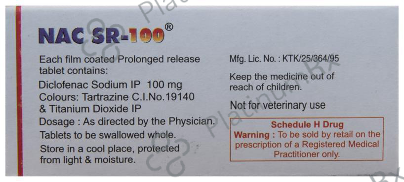 NAC SR 100mg Tablet 10s