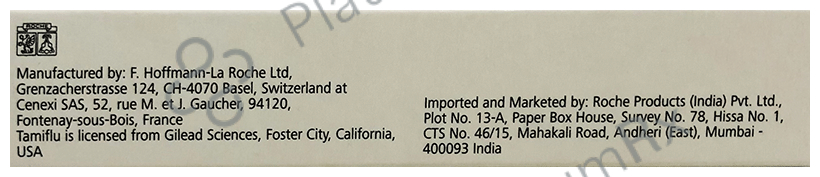 Tamiflu 75mg Capsule