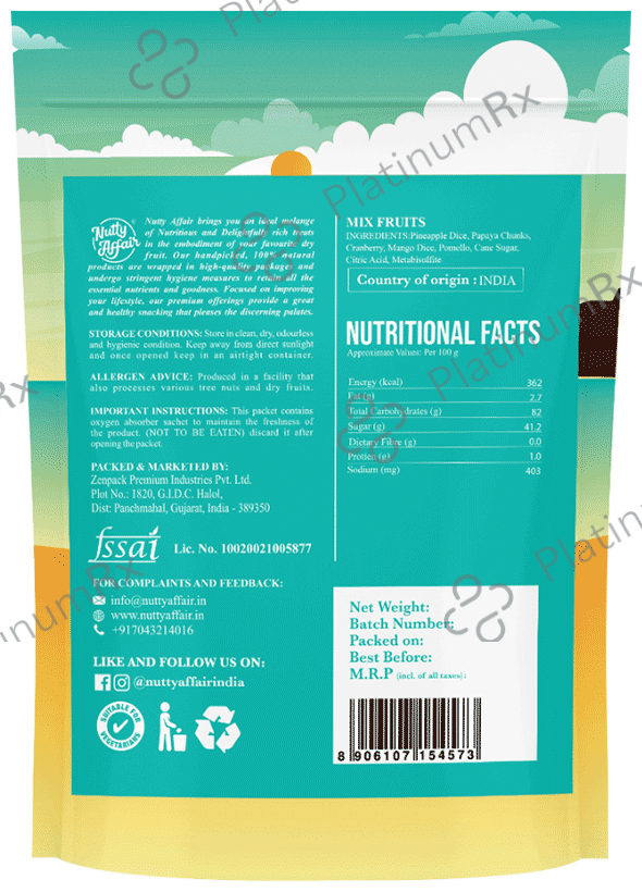 Nutty Affair Mix Fruits Dry Fruits