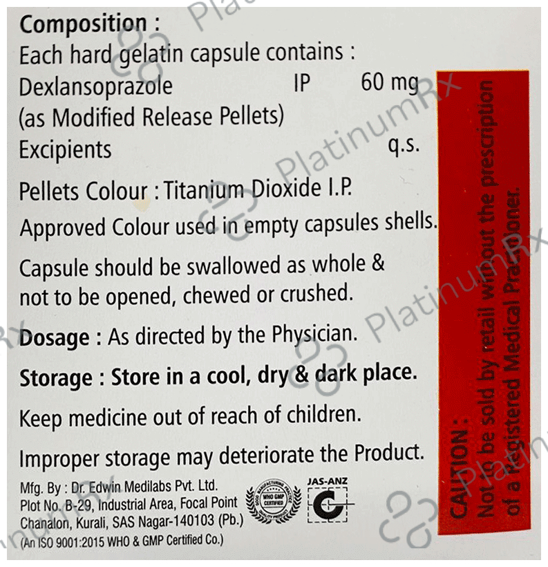 Dexole 60 Capsule MR 10s