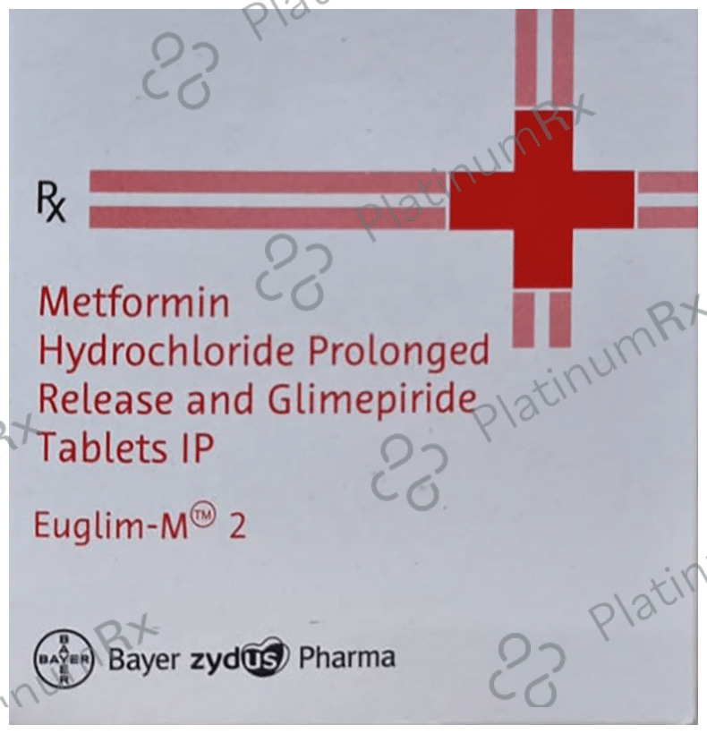 Euglim M 2/500mg Tablet PR 10s