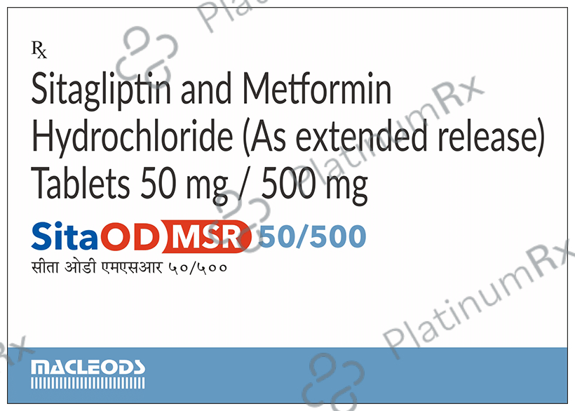 Sita OD MSR 50/500 Tablet ER