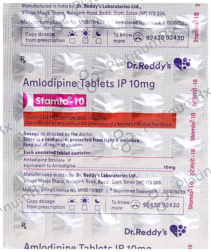 Stamlo 10mg Tablet 30s