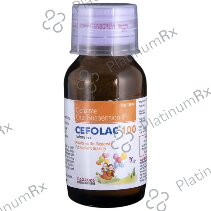 Cefolac 100mg Oral Suspension 30ml