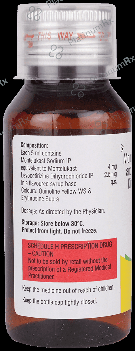 Respicure M 2.5/4mg Syrup 60ml