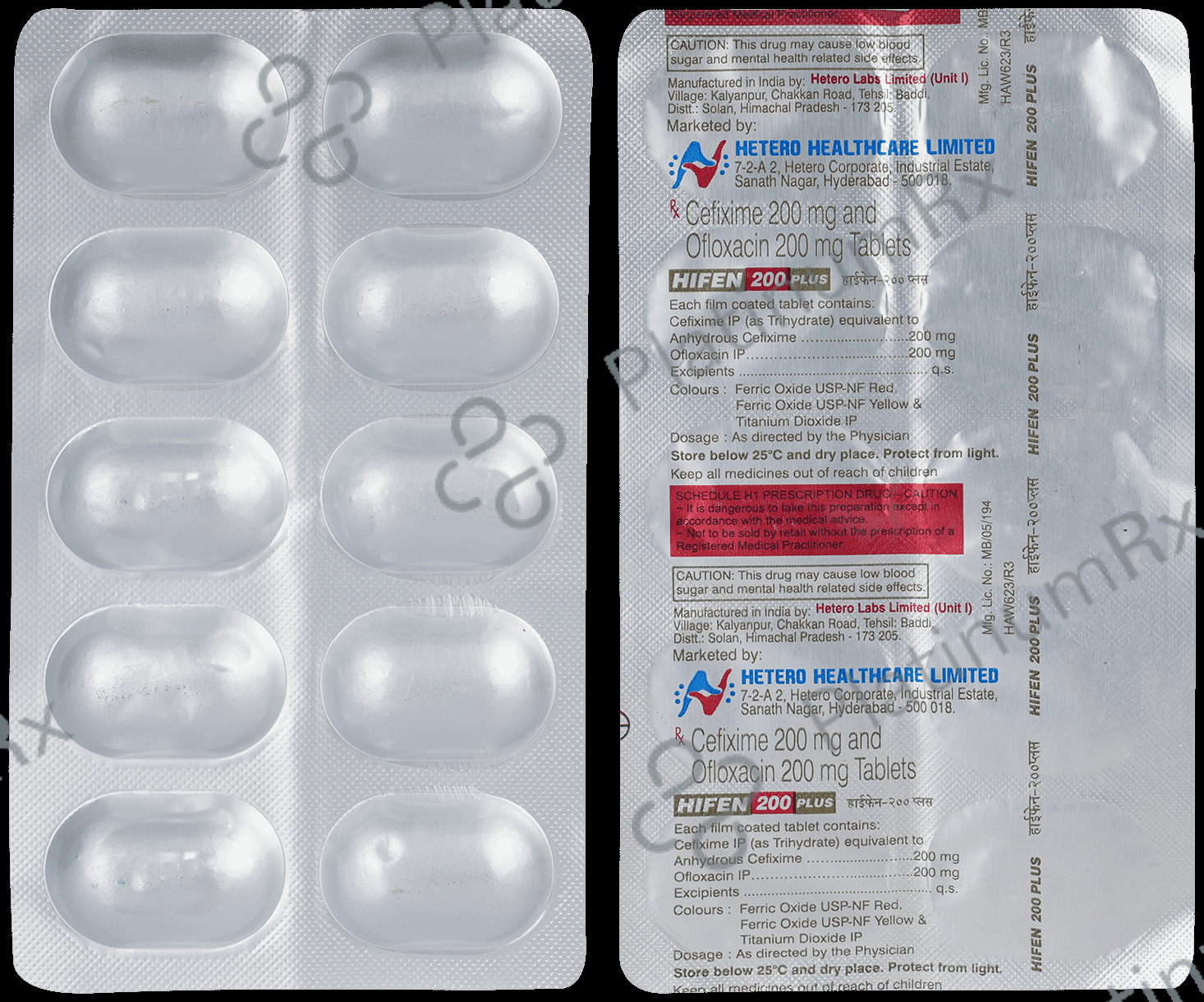 Hifen Plus 200/200mg Tablet 10s