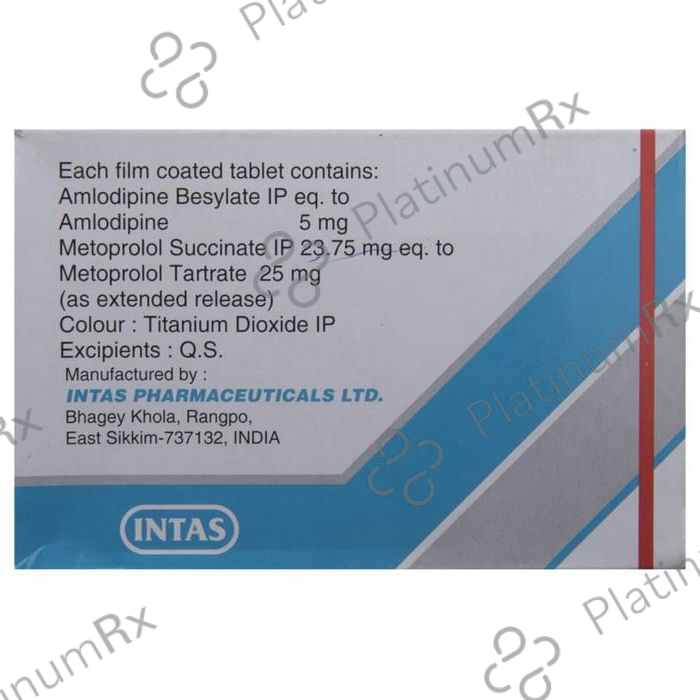 Amtas M 25/5mg Tablet PR 15s