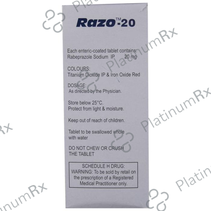 Razo 20mg Tablet 15s