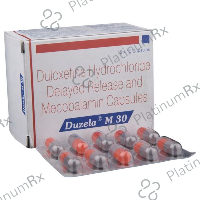 Duzela M 30mg/1500mcg Capsule DR 10s