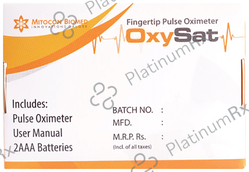 Mitocon Biomed OxySat Fingertip Pulse Oximeter