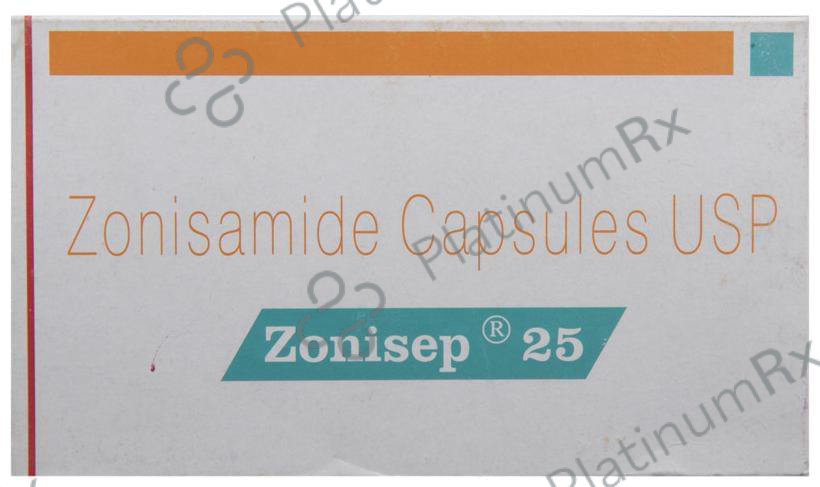 Zonisep 25mg Capsule 10s