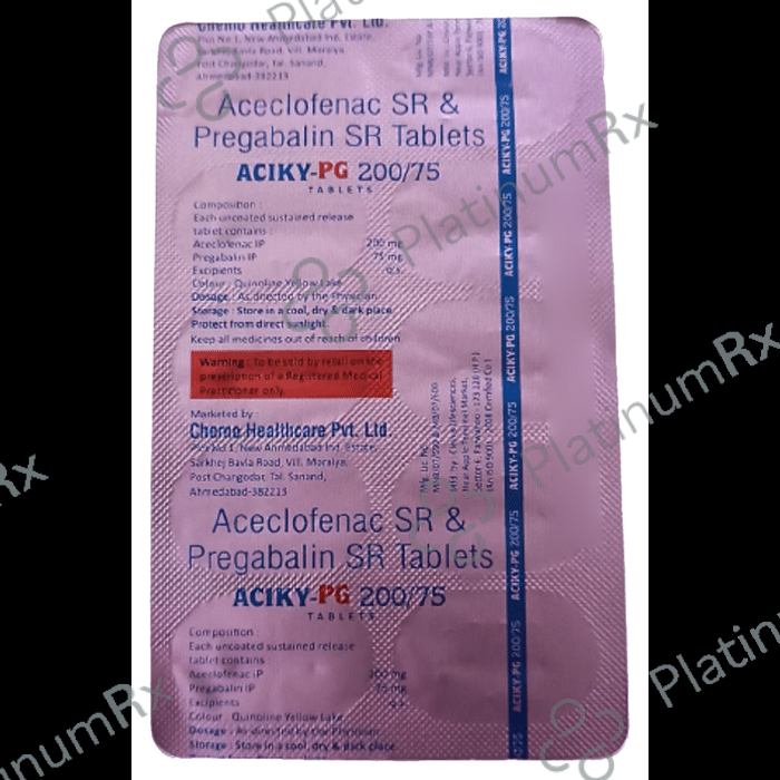 Aciky-PG 200/75 Tablet SR