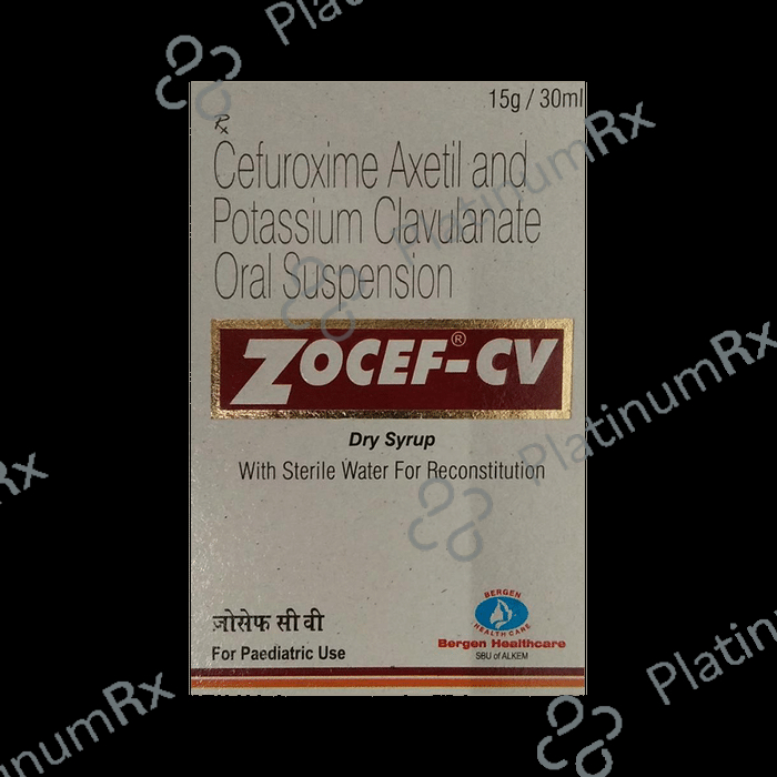 Zocef CV 125/31.25mg Dry Syrup 30ml