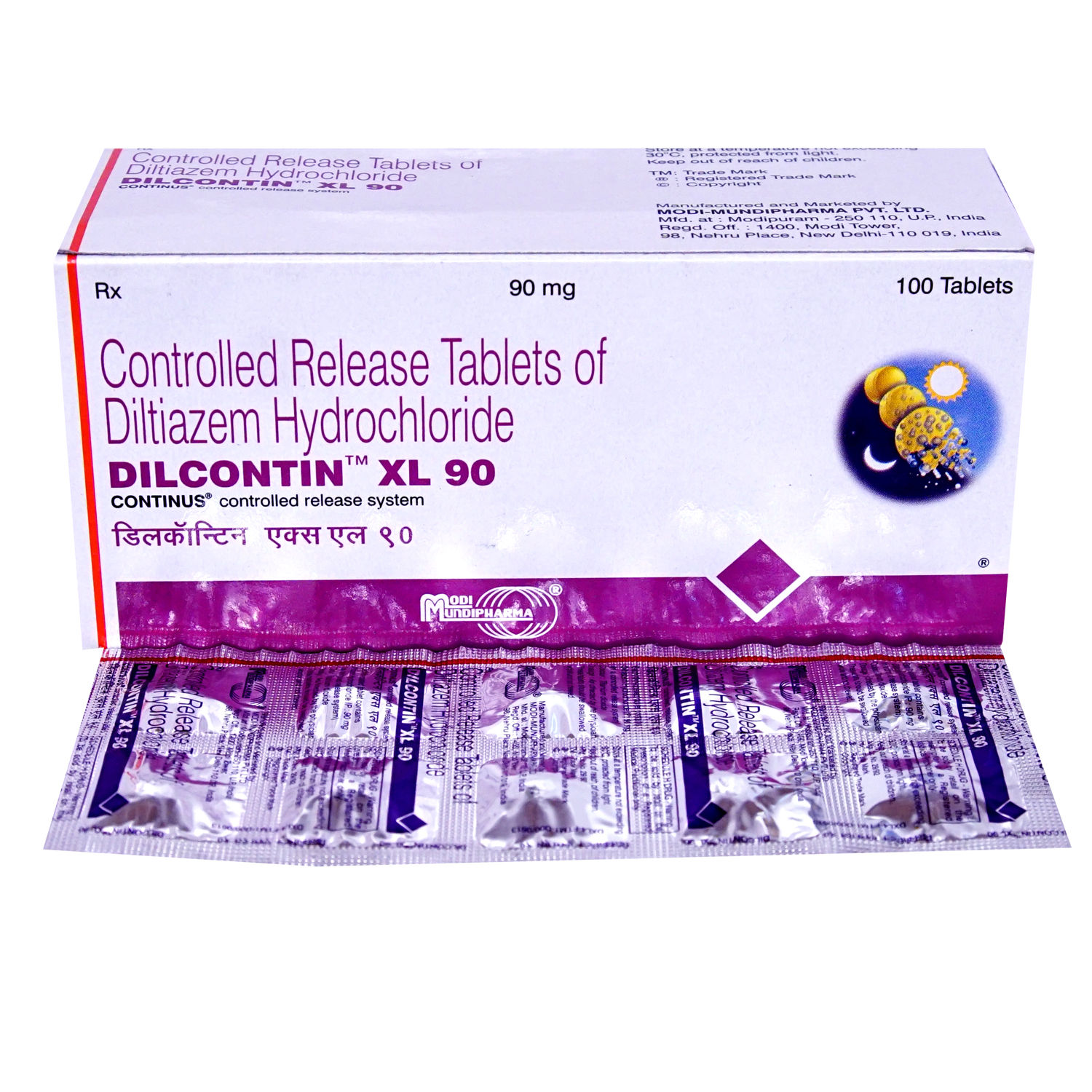 Dilcontin XL 90mg Tablet 10s