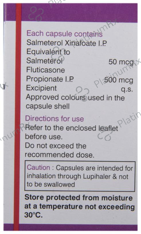 Esiflo 500/50mcg Transcaps 30s