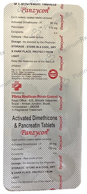 Panzycon 170mg/80mg Tablet