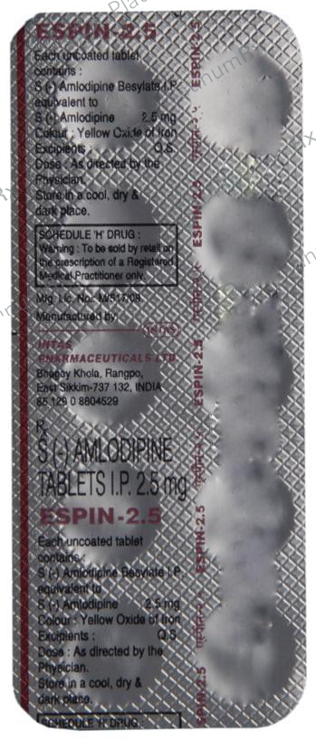 Espin 2.5mg Tablet 10s