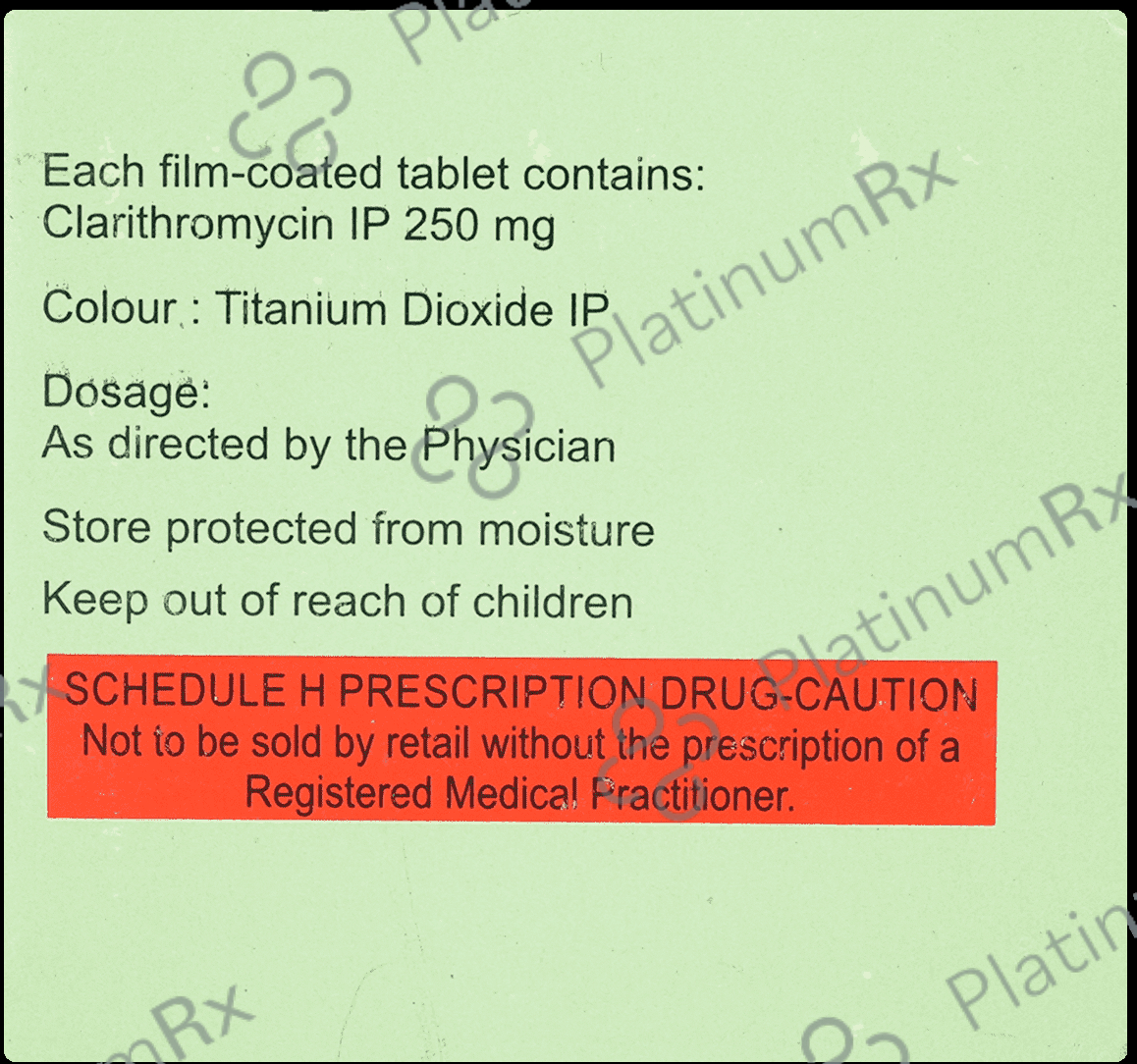 Clarbact 250mg Tablet 4s